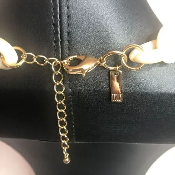 401 INC International chunky chain natural boho lagenlook minim necklace 22"-24" - Picture 2 of 2